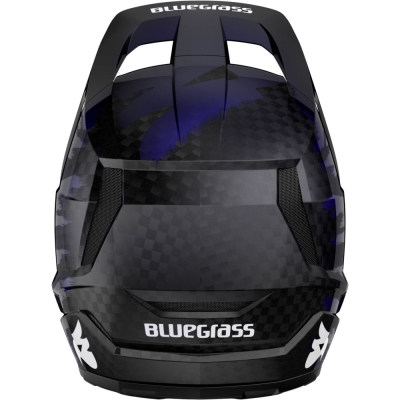 Kask rowerowy Fullface Bluegrass Legit Carbon MIPS czarno-fioletowy - M