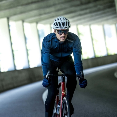 Kurtka rowerowa Rogelli Core Winter granatowa