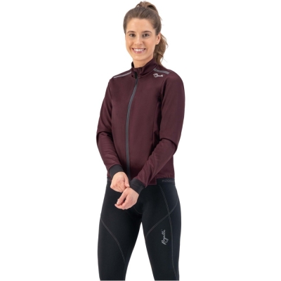 Bluza rowerowa damska Rogelli Pesara bordowa