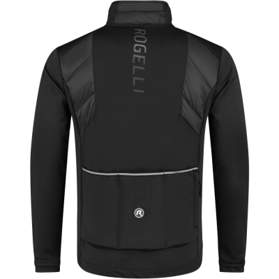 Kurtka rowerowa Rogelli Wadded II czarna - M