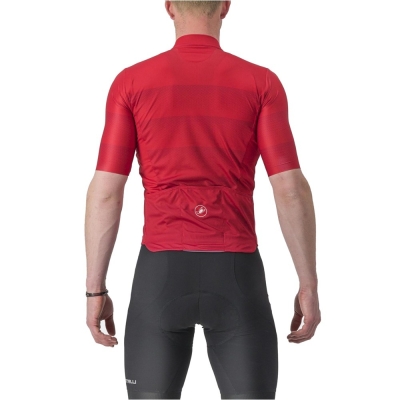 Koszulka rowerowa Castelli Livelli czerwona - XXL