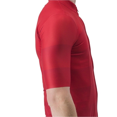 Koszulka rowerowa Castelli Livelli czerwona - XXL