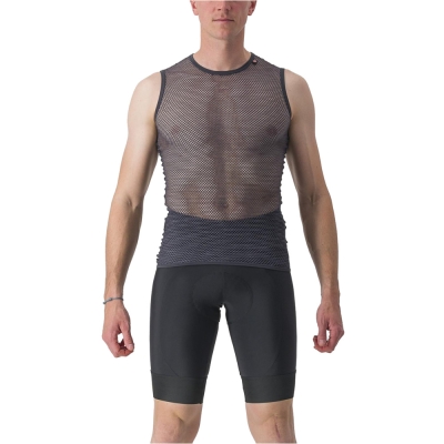 Podkoszulek bez rękawów Castelli Miracolo Wool szary - M