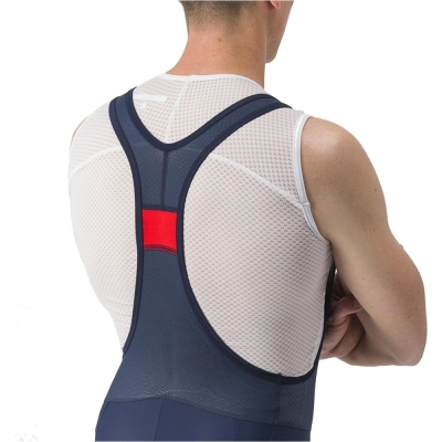 Spodenki rowerowe z wkładką Castelli Entrata 2 niebieskie - XL
