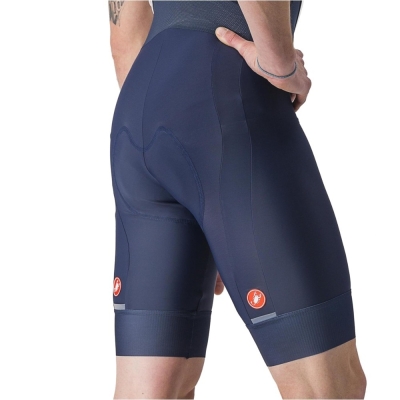 Spodenki rowerowe z wkładką Castelli Entrata 2 niebieskie - XL