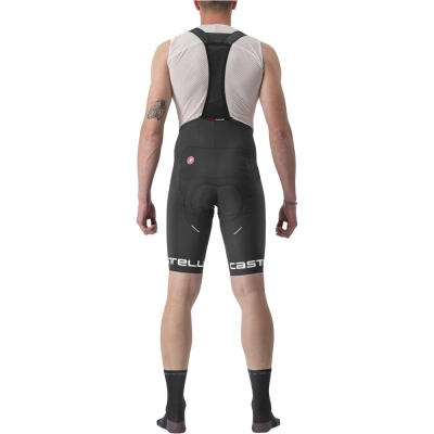 Spodenki rowerowe z wkładką Castelli FreeAero RC Classic czarno-białe - XL