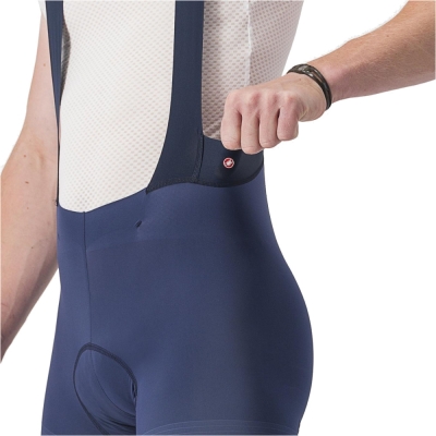 Spodenki rowerowe Castelli Premio niebieskie