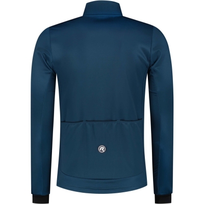 Koszulka rowerowa z długim rękawem Rogelli Core granatowa - 3XL