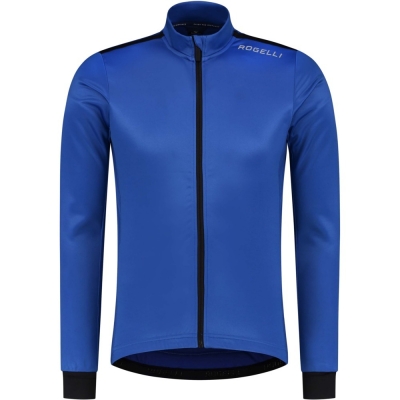 Koszulka rowerowa z długim rękawem Rogelli Core niebieska - 3XL