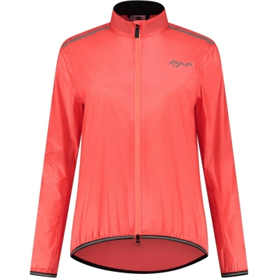 Kurtka rowerowa damska Rogelli Essential koralowa - L