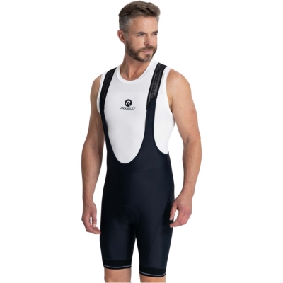 Spodenki rowerowe z wkładką Rogelli Flex II granatowe - XL