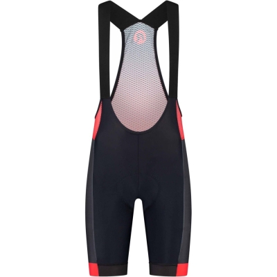 Spodenki rowerowe z wkładką Rogelli Fuse II czarno-czerwone - XL