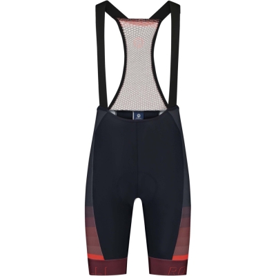 Spodenki rowerowe z wkładką Rogelli Hero II czarno-czerwone - XL