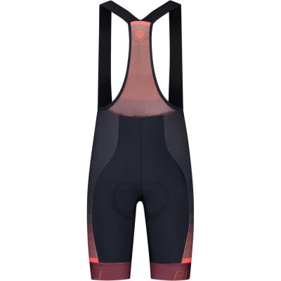 Spodenki rowerowe z wkładką Rogelli Hero II czarno-czerwone - XL