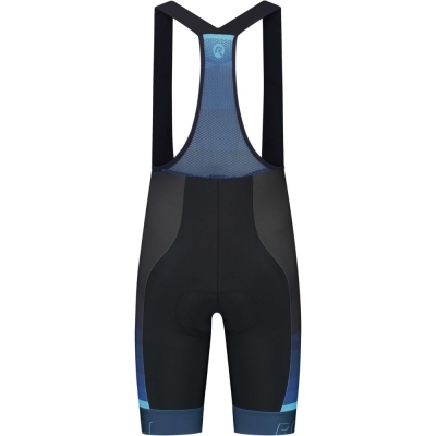 Spodenki rowerowe z wkładką Rogelli Hero II czarno-niebieskie - 3XL