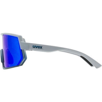 Okulary rowerowe Uvex Sportstyle 235 szaro-niebieskie