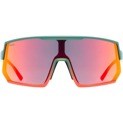 Okulary rowerowe Uvex sportstyle 235 turkusowo-czerwone
