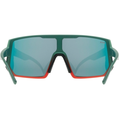 Okulary rowerowe Uvex sportstyle 235 turkusowo-czerwone
