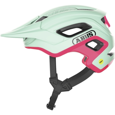 Kask rowerowy Abus CliffHanger MIPS miętowo-różowy - S