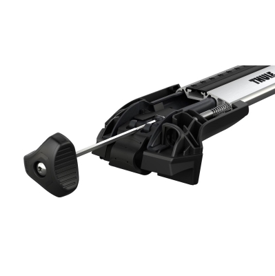 Bagażnik dachowy Thule Wingbar Edge Renault Clio 5-dr Estate 13-20 na relingi srebrny
