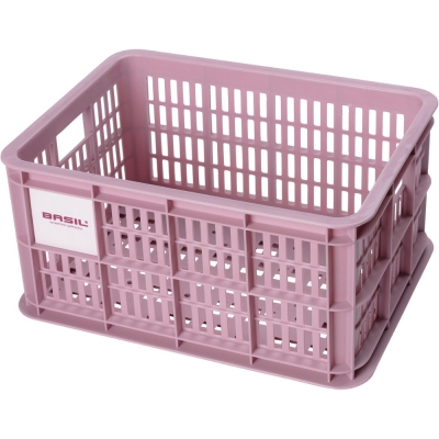 Koszyk na rower Basil Crate S różowy