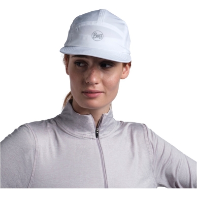 Czapka z daszkiem Buff 5 Panel Go Cap R-Solid White