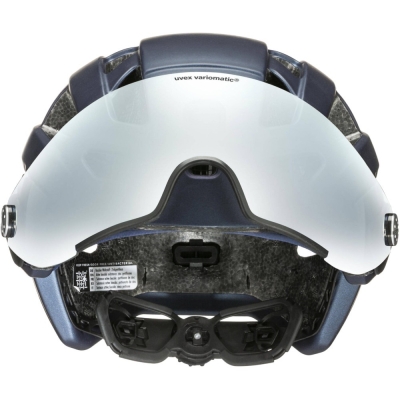 Kask rowerowy Uvex Finale Visor V granatowy - 52-57