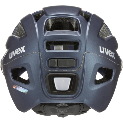 Kask rowerowy Uvex Finale Visor V granatowy - 52-57