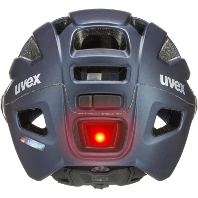 Kask rowerowy Uvex Finale Visor V granatowy - 52-57