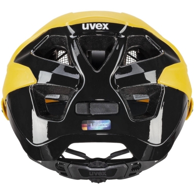 Kask rowerowy Uvex quatro integrale żółty