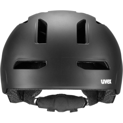 Kask rowerowy Uvex urban planet LED czarny - 54-58