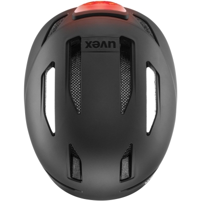 Kask rowerowy Uvex urban planet LED czarny - 54-58