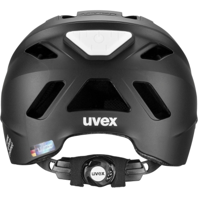 Kask rowerowy Uvex urban planet LED czarny - 54-58