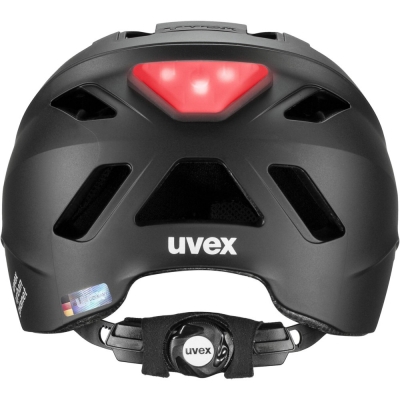 Kask rowerowy Uvex urban planet LED czarny - 54-58