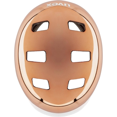 Kask rowerowy orzech Uvex HLMT 5 Bike Pro rose chrome