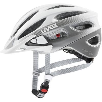 Kask rowerowy Uvex true cc WE biało-szary - 55-58