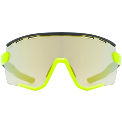 Okulary rowerowe Uvex Sportstyle 236 Set czarno-żółte