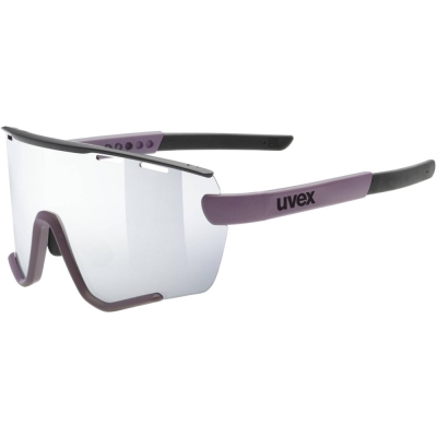 Okulary rowerowe Uvex Sportstyle 236 S Set fioletowo-czarne