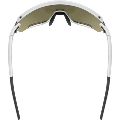 Okulary rowerowe Uvex Sportstyle 236 S Set biało-niebieskie