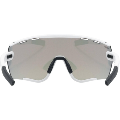 Okulary rowerowe Uvex Sportstyle 236 S Set biało-czerwone