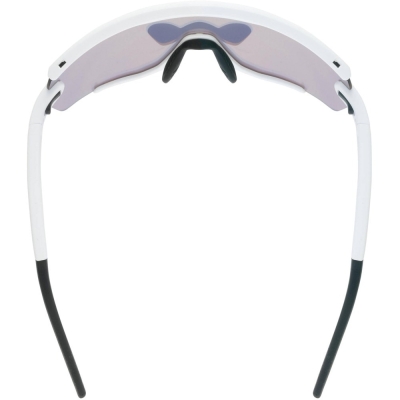 Okulary rowerowe Uvex Sportstyle 236 S Set biało-czerwone