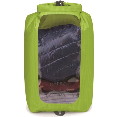 Worek turystyczny Osprey Ultralight Dry Sack Window limonkowy