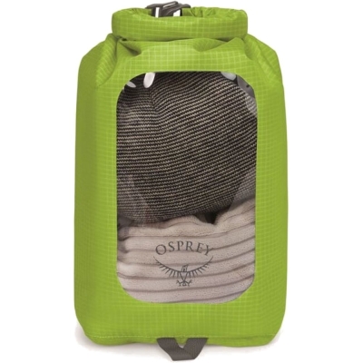 Worek turystyczny Osprey Ultralight Dry Sack Window limonkowy