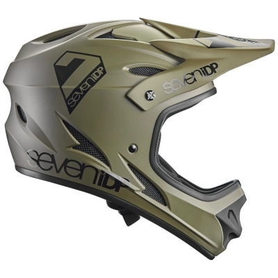 Kask rowerowy Fullface 7iDP M1 zielony - S