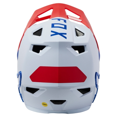 Kask rowerowy Fullface Fox Rampage Ceshyn MIPS biało-niebieski