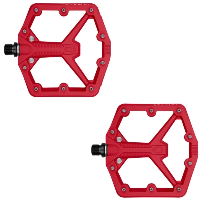 Pedały rowerowe Crank Brothers Stamp 1 Gen 2 Large czerwone