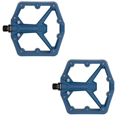 Pedały rowerowe Crank Brothers Stamp 1 Gen 2 Large niebieskie