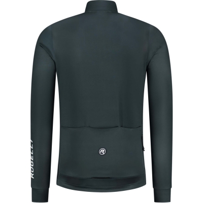 Koszulka rowerowa z długim rękawem Rogelli Mono granatowa - 3XL