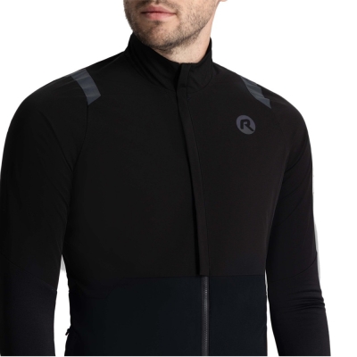 Kurtka rowerowa Rogelli Distance czarna - XXL