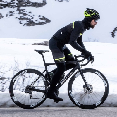 Spodnie rowerowe Rogelli Hero II czarno-żółte